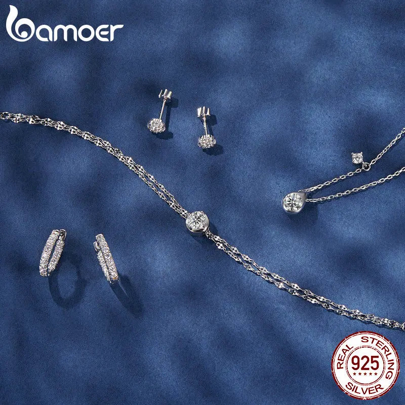 Gold Moissanite Hoop Earrings.